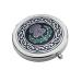 Sea Gems Gift Boxed Thistle Silver Plated Compact Mirror 8013