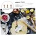 OUNONA 6 Pcs Baking Utensils Frying Wedding Bouquet Accessories Cookie Molds Cast Iron Pan Bunuelos Baking Tools DIY Pasta Maker Donut Dough Pasta Mold Supplies Wood Biscuit Silverx2pcs 11x7.cmx2pcs - Buy Online on GoSupps.com