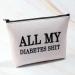 All My Diabetes Shit Bag - Funny Diabetic Gift - Pink Diabetes Carrying Bag for Travel - Emergency Patient Pouch - Buy Online on GoSupps.com