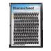 Large Tray 10-20mm DIY Eyelashes Extensions - 120 Cluster Wide Stem Soft Individual False Eyelashes - Dramatic Look - 14mm - Buy Online on GoSupps.com
