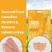 CHARMY Treats for Dogs/Cats Free Range Turkey Breast Pack of 3 High Protein Jerky Treat Hypoallergenic Pet Treat Training Treats Loaded with Phosphorus Bone Health Made in Canada 270g 90 g (Pack of 3) - Buy Online on GoSupps.com