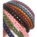 Buy 12 Thin Plastic Headbands for Girls & Women - 8mm Chain Hairbands with Teeth for Kids | International Shipping Available - Buy Online on GoSupps.com