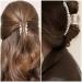 5 Pcs Pearl Hair Clips | Styling Jaw Clips for Thick Hair | Strong Hold Hair Accessories for Women and Girls - Buy Online on GoSupps.com