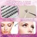 CNMTCCO Individual D Curl Cluster Lashes 45 Clusters Kit - Reusable Natural Soft Russian Eyelash Extensions with Clear Glue - 10-16mm - Buy Online on GoSupps.com
