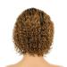 Derun Ombre Short Curly Bob Pixie Cut 13x6 Lace Front Wig 8 Inch 1B/27 Remy Human Hair with Baby Hair - Women's Wig - Buy Online on GoSupps.com