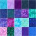 Robert Kaufman Jewel Colorstory Blue Purple Green Fabric 2.5 Jelly Roll - Fusions Collection RU-1133-40 - Buy Online on GoSupps.com