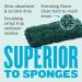 E-Cloth Kitchen Dynamo Scrubber Sponge - Premium Microfiber, Non-Scratch, 100 Wash Guarantee, Green - Buy Online on GoSupps.com