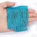 HedongHexi Blue Chainette Fringe Trim 5 Yard x 4 Inches - Tassel Sewing for DIY Decoration & Clothing Accessories - Latin Wedding Dress - 4-5 Yards - Buy Online on GoSupps.com