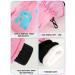 3 Pairs Waterproof Warm Lined Snow Mittens for Kids Toddler Boys Girls - Pink, Light Blue, Rose Red - 3-6 Years - Buy Online on GoSupps.com