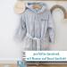 Personalized 100% Cotton Children's Bathrobe - Wolimbo Mint Stars Embroidered Baby Robe - Buy Online on GoSupps.com