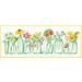 Dimensions Mason Jar Counted Cross Stitch Kit - 14 Count White Aida - 18 x 7 - Buy Online on GoSupps.com