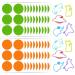 Mosquito Patches 120 Pcs Natural Mosquito Repellent Stickers for Kids and Adults with 10 Pack Mosquito Repellent Bracelets for Outdoor Camping Traveling Fishing