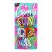 Goody Kids Ouchless Elastic Hair Tie with Metal Crimps - 100 Count Assorted Colors - Pain-Free Hair Accessories for Men Women Boys and Girls - for Long Lasting Braids Ponytails