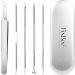 Blackhead Remover Pimple Squeezing Tool Set 5 Pieces Stainless Steel Pimple Remover Comedone Squeezer Blackhead Remover Pimple Popper Milia Remover Acne Blackhead Extractor Pore Cleaner Tweezers - Buy Online on GoSupps.com