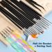 Fandamei 15 PCs Gel Nail Brush Set - Nail Art Accessories Rhinestones & Nail Ticker for Stunning Designs - Buy Online on GoSupps.com