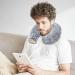 Bauer Professional 63719 Neck and Shoulder Hot Water Bottle with Faux Fur Cover - Relieve Pain and Relax Muscles - Dark Grey - Buy Online on GoSupps.com