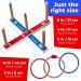 Elite Sportz Ring Toss Game Set - Indoor & Outdoor Fun for Kids and Adults - Easy Setup & Portable Carry Case - Backyard and Holiday Entertainment - Buy Online on GoSupps.com