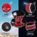 Nestroad XL Anti-Pull Dog Harness & Leash Set for Large Dogs - Red | Adjustable Neck 43-64cm & Chest 53-89cm - Buy Online on GoSupps.com
