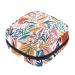 Tropical leaves colorful pattern napkin storage bag portable period pocket for women teenagers girls menstrual cup pocket breastfeeding insert holder 9