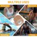 Dimora Kinesiology Tape - 4 Rolls Elastic Cotton Sports Tape 80 Precut Strips Medical Grade Muscle Pain Relief & Joint Support - Beige International Shipping Available - Buy Online on GoSupps.com