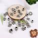 Craftshou 32 Pieces Viking Beard Beads with Norse Runes - Hair & Dreadlocks Beads for Jewelry Making and DIY Braiding Hair - Buy Online on GoSupps.com