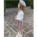 Miipat Baby Girl Fall/Winter Outfit Set | Long Sleeve Pullover Top with Mini Skirt | Girls Dress 5-6 Years | White/Pink - Buy Online on GoSupps.com