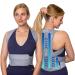 Posture Corrector for Women & Posture Corrector for Men Soft Comfortable Back Brace Breathable Back Straightener Neck Hump Spine Corrector Full Back Support Posture Brace - XXL Gray XX-Large Grey