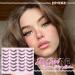 JIMIRE Cat Eye Russian D Curl Strip Lashes Fluffy 3D Faux Mink Lashes Look Like Eyelash Extension 14MM Wispy Cat Eye Fake Lashes 14 Pairs Pack Natural Russian Strip - Buy Online on GoSupps.com