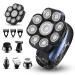 Head Shavers for Bald Men 9D Electric Rotary Shaver Multifunctional Mens Bald Head Shaver Cordless Electric Razor for Men Wet & Dry Head Shaver Rechargeable Shavers for Balding Man