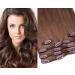 Clip-In Extensions Real Hair Set | 80cm Color #12 Gold Brown | 100% Remy 7-Part Hair Extensions - Buy Online on GoSupps.com