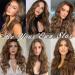 Buy Barsdar Clip-In Hair Extensions - 5 PCs Long Wavy Thick Synthetic Hair 45 cm Dark Brown Mix Auburn - For Women & Girls - Buy Online on GoSupps.com