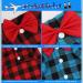 GINDOOR 2 Pack Plaid Dog Shirt with Bow Tie Combo for Small, Medium, Large Dogs and Cats - Cute Boy Dog Clothes for Birthday Party and Holiday Photos - Buy Online on GoSupps.com