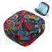 Menstruation bag zipper women's napkin bag tampons collective bag for women and girls (colorful paisley pattern ethnic flower pressure)