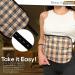 Organic Castor Oil Pack Wrap | Reusable & Mess-Free | Universal Fit for Liver Detox | Adjustable Elastic Strap | Includes Plaid + Bag - (Castor Oil Not Included - Buy Online on GoSupps.com