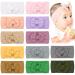 Joyoyo 12 pieces baby headband baby hair loops soft headbands for newborns wide frontal ligaments for toddlers solid color