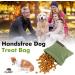 Jeffdad Dog Treats & Free-Handed Feed Bag for Training - Green Carabiner Closure | Perfect for Puppies - Buy Online on GoSupps.com