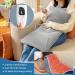 Nalezuns Heating Pillows for Back Shoulder & Neck - Electrical Heating Blanket with 6 Levels Auto-Off Timer & Washable Flannel (138x42 cm) - Ideal Pain Relief & Comfort - Buy Online on GoSupps.com