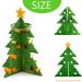 Christmas Tree Foraging Puzzle Toy - Guinea Pig, Bunny, Hamster, and Rabbit Enrichment - Wooden Interactive Toy and Treat Feeder - Small Pet Xmas Gift - Buy Online on GoSupps.com