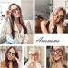 AMOMOMA Retro Oversized Blue Light Blocking Reading Glasses for Women - Brown Tortoise Frame with Blue and Grey Tortoise Design - 2.0x Magnification - Buy Online on GoSupps.com