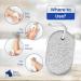 WestWolf - Porous Volcanic Pumice Stone For Feet Hard Skin Pack of 2 Rectangle Shape 5.5x9x2cm | Foot Scrubber for Dead Skin Cracked Heels Corn Calluses Remover For Skin Exfoliation Home Pedicure - Buy Online on GoSupps.com