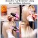 Keratin Bonding Resin Rebonding Set Keratin Transparent Hair Extension Keratin Granule Hot Fusion Extension Glue Bead Accessory Keratin Powder Glue for Hair Extension 100g - Buy Online on GoSupps.com