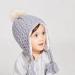 LANGZHEN Toddler Winter Hat Earflap Knit Cap Fleece Lined Beanie 6-12 Months - Gray - Buy Online on GoSupps.com