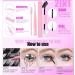 DIY Self Adhesive Eyelashes - 168pcs D Curl 3D Lash Clusters with Bond & Tweezers | Shop Internationally - Buy Online on GoSupps.com
