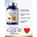CoQ10 300mg Mega Q-Sorb Softgels with Black Pepper Extract - 120 Count | Non-GMO, Gluten Free by Carlyle - Buy Online on GoSupps.com