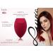 Make-Up Blending Sponge Set - 2 Red Blenders (Normal & Large) | Designed by Luisa Crashion & Luvia Cosmetics - International Shipping Available - Buy Online on GoSupps.com