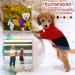 Hjumarayan Turtleneck Dog Sweater - Cozy Medium-Sized Christmas Sweater for French Bulldogs | Warm Dog Sweater with Leg Holes - Red - Buy Online on GoSupps.com