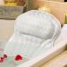 Bath Pillow Luxury Bathtub Pillow, Besititli Ergonomic Bath Pillows for Tub Neck and Back Support, Bath Tub Pillow Rest 4D Air Mesh Breathable Bath Accessories for Women & Men 16.5x16 Inch (Pack of 1)