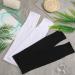 4 Pcs Adult Breathable Line Sleeves - White and Black | Comfortable Compression Arm Covers for Women, Men, and Kids - Buy Online on GoSupps.com