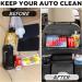 Multifunctional Waterproof Car Seat Organizer with Table for Kids - Black | Rear Seat Storage Solution - Buy Online on GoSupps.com
