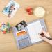 Handmade Minisona Motherpass Cover - Light Gray Felt Maternity Passport Protector | German Design & Vaccination Pass Holder - Buy Online on GoSupps.com